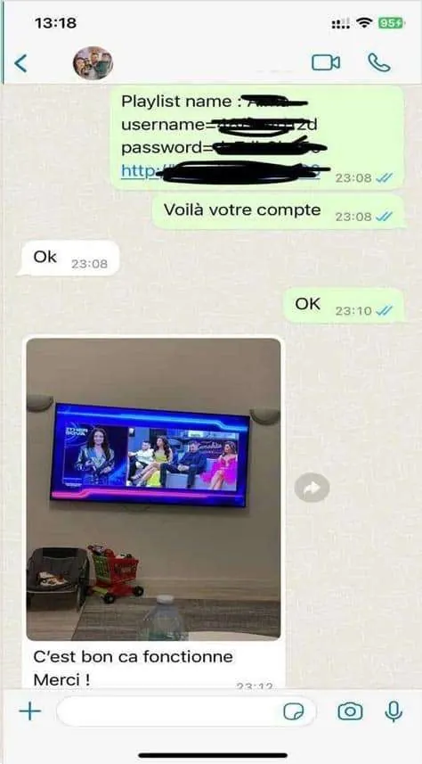 WhatsApp message from a customer 3